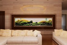 Hình ảnh bể thủy sinh âm tường
