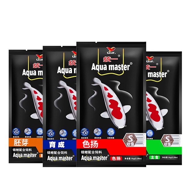 Hình ảnh Thức ăn Aqua Master có 4 loại