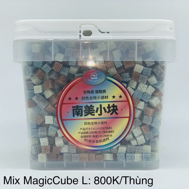 dodofly mix magiccube 8 Vật liệu lọc bể cá DODOFLY MIX-MAGICCUBE