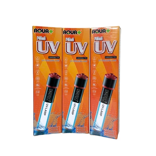 den uv mini 1 Đèn UV Mini Aquaplus 5w - 9w - 13w cho bể kính và hồ koi nhỏ