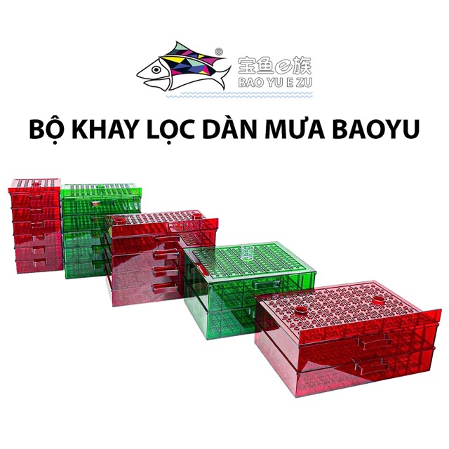 Hình ảnh Khay lọc mưa là tiêu chuẩn mới cho các bể cá