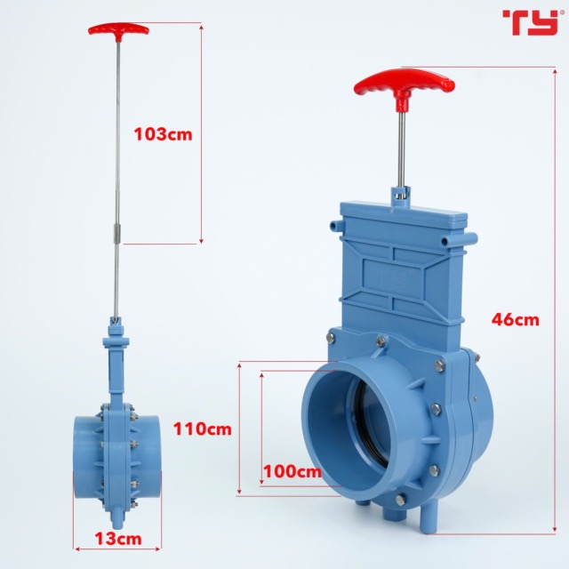 IMG 6548 Van Cổng - Van Xẻng (Gate Valve) cho Hồ Cá Koi
