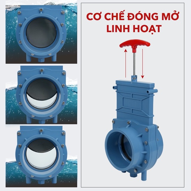 IMG 6551 Van Cổng - Van Xẻng (Gate Valve) cho Hồ Cá Koi