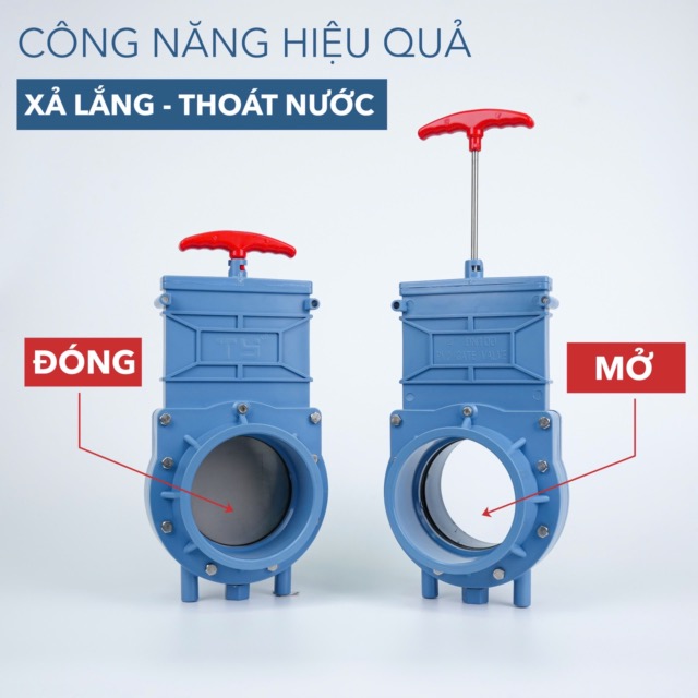 Hình ảnh Van Cổng - Van Xẻng cho hồ cá koi